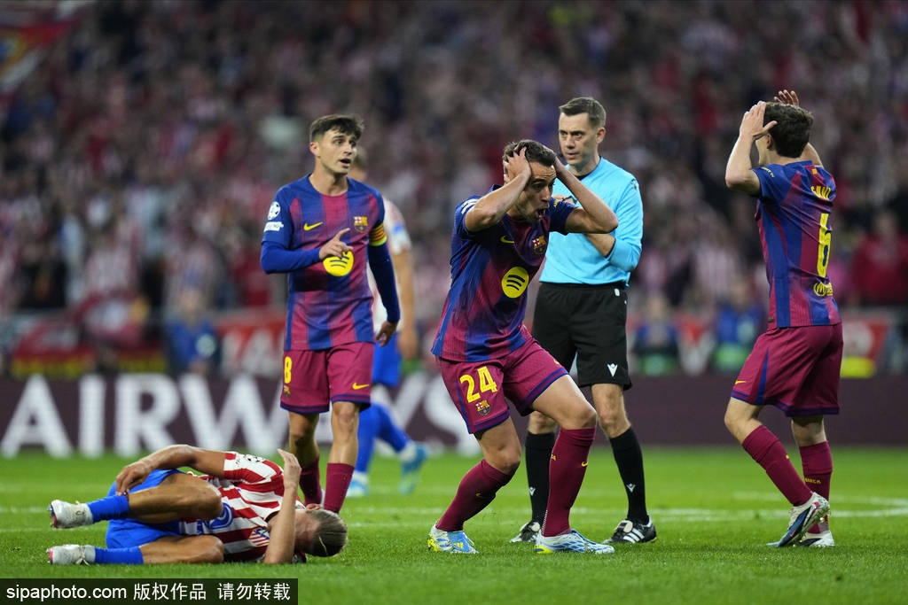 巴萨官方申诉：欧冠2回合比赛多次误判 VAR未有效介入